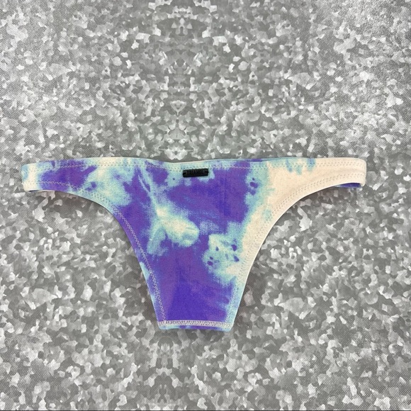 TRIANGL Luna Tie Dye Cheeky Bikini Bottom XXS - Picture 3 of 9